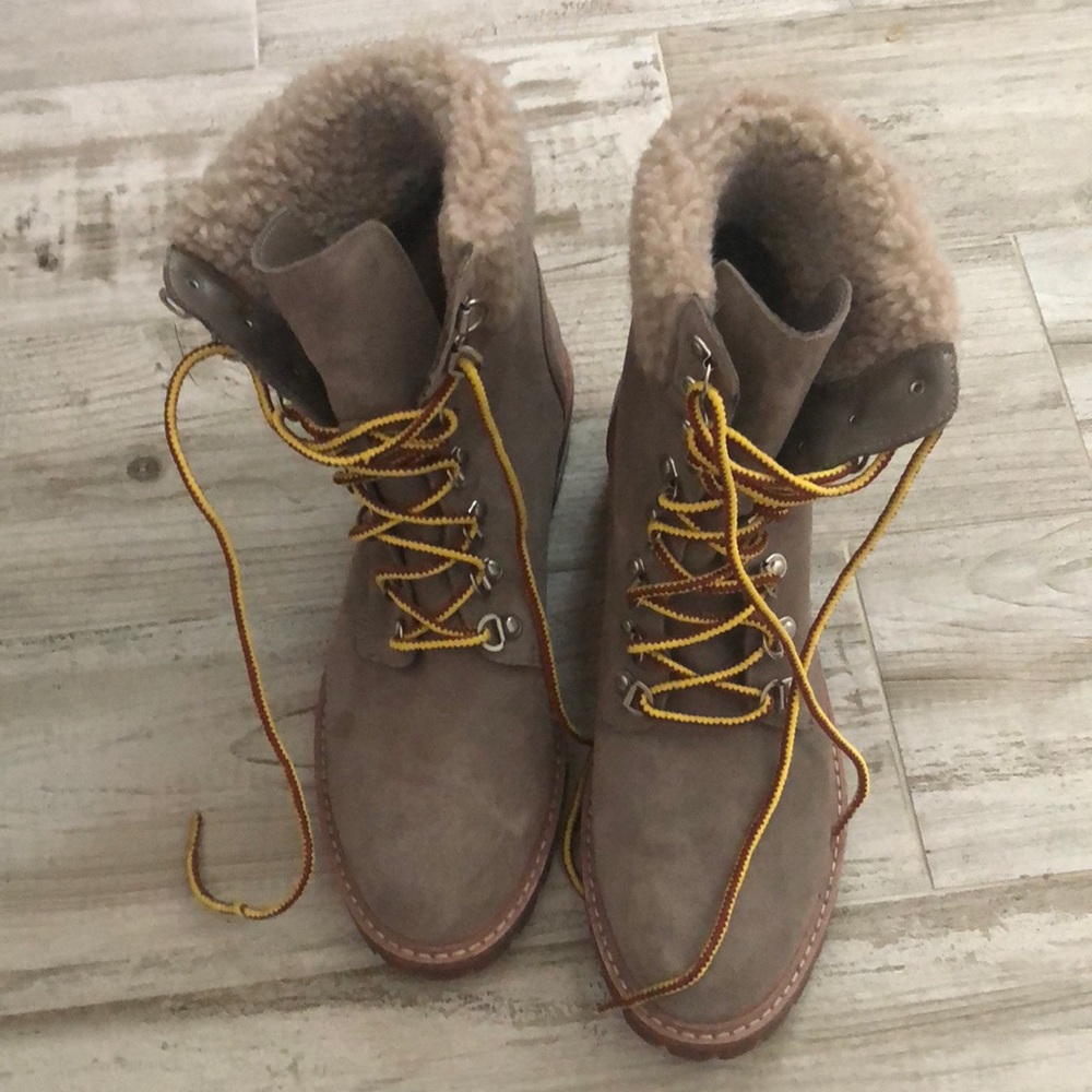Steven by Steve Madden faux fur trim lavar boot